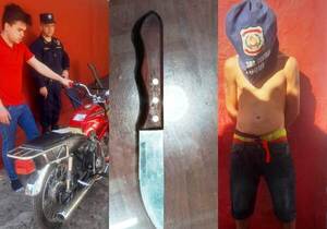 “Molieron” a golpes a un motochorro en Luque •