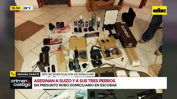 Video: Asesinan a un suizo y a sus tres perros en Escobar - Crimen y castigo - ABC Color