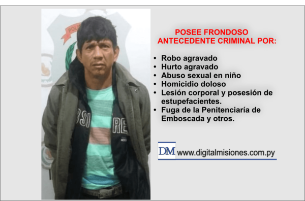 Misiones; capturan al tercer sospechoso del hurto millonario en San Ignacio