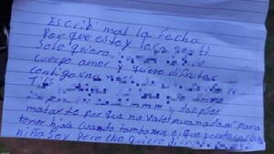 Profe denuncia estremecedora amenaza en dos cartas