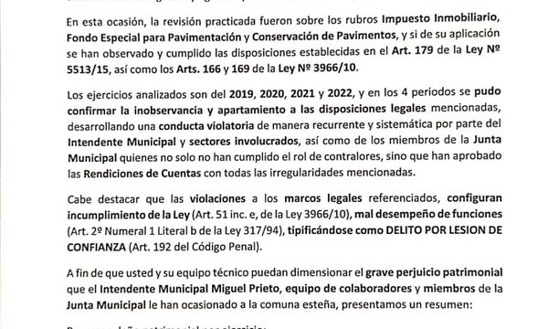 Piden a la Contraloría investigar desvío de Prieto del dinero de impuesto inmobiliario