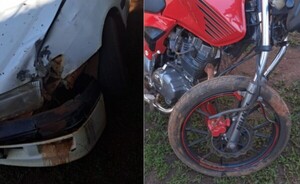 Motociclista resultó lesionado tras accidente, esta mañana