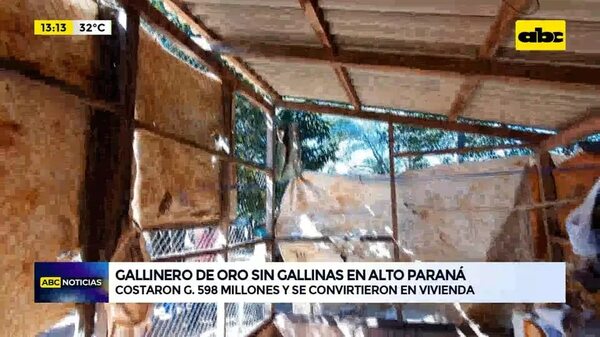 Video: Gallinero de oro sin gallinas en Alto Paraná - ABC Noticias - ABC Color
