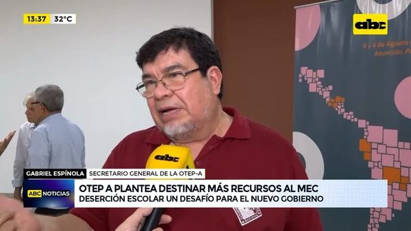 Traspaso de mando: OTEP-A plantea destinar más recursos al MEC - ABC Noticias - ABC Color