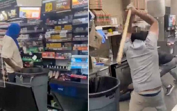 Empleados dan una paliza a un ladrón que intentó robar cigarrillos en EE.UU. – Prensa 5