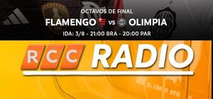 RCC Radio acompaña a Olimpia en los octavos de la Libertadores