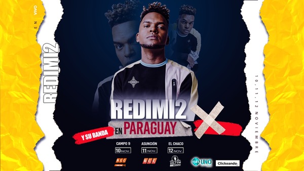Desde Rep. Dominicana a Paraguay, vuelve Redimi2 y toda su banda en el marco del aniversario de RCC