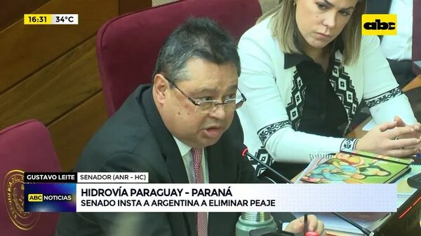 Video: Senado insta a eliminar peaje en la hidrovía - ABC Noticias - ABC Color