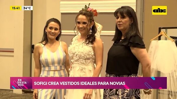 Video: Sofigi crea vestidos ideales para novias - Ensiestados - ABC Color