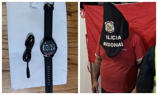 Empleado infiel robó un reloj inteligente y fue aprehendido - Policiales - ABC Color