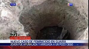 Cuerpo de mujer asesinada fue arrojado a un pozo