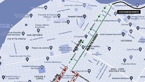 Dos calles del centro asunceno cambiarán de sentido el martes