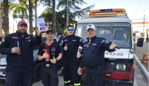 Arrancó la colecta de los Bomberos Voluntarios de Villarrica.