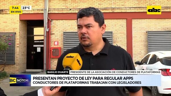 Video: Presentan proyecto de ley para regular apps - ABC Noticias - ABC Color