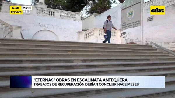 Video: ‘’Eternas’' obras en escalinata Antequera - ABC Noticias - ABC Color