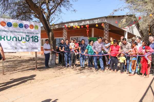 MINNA inauguró el primer Espacio de Desarrollo Infantil del Departamento de Boquerón