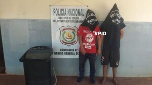 Jóvenes son detenidos en seguimiento a hurto domiciliario en General Genes
