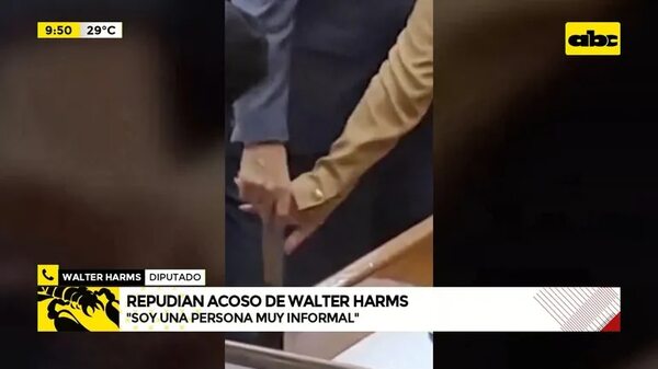 Video: Repudian acoso de Walter Harms - ABC Noticias - ABC Color