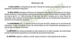 Avanza otro proceso contra RGD y abogada con admisión de imputaciones