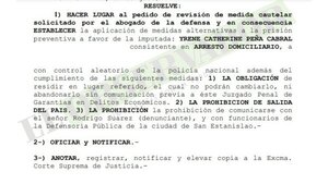 Defensora pública Yrene Peña, imputada por coima, obtiene prisión domiciliaria