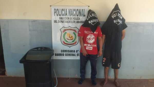 Aprehenden a dos sujetos en jurisdicción de la Cría. 6ta de PJC - Oasis FM 94.3