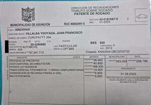 Juan Villalba: polémica por habilitación vencida a nombre del director de la PMT - Nacionales - ABC Color
