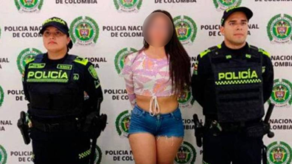 Colombia: apresan a una joven que mandó matar a un hombre que le tocó las nalgas