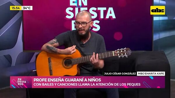 Video: con cantos y bailes kachiãi profe enseña guaraní a niños - Ensiestados - ABC Color