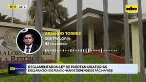 Video: Reglamentaron ley de Puertas Giratorias - ABC Noticias - ABC Color