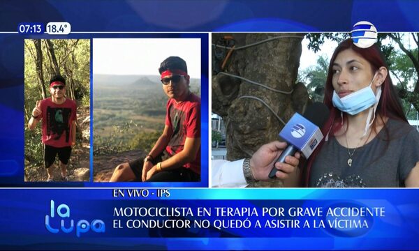 Buscan a conductor que atropelló a un motociclista y se dio a la fuga | Telefuturo