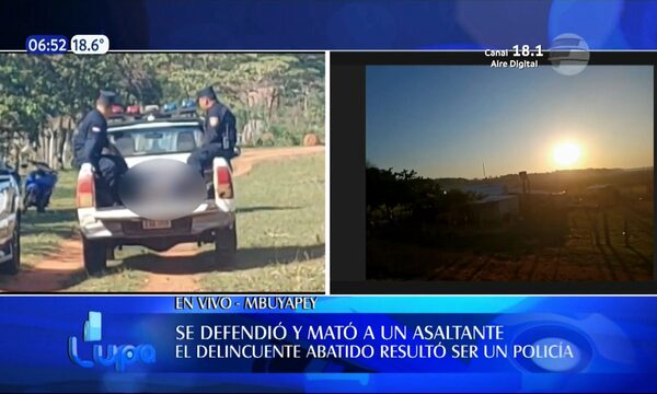 Mbuyapey: Delincuente abatido resultó ser un policía y llegó a ser jefe | Telefuturo