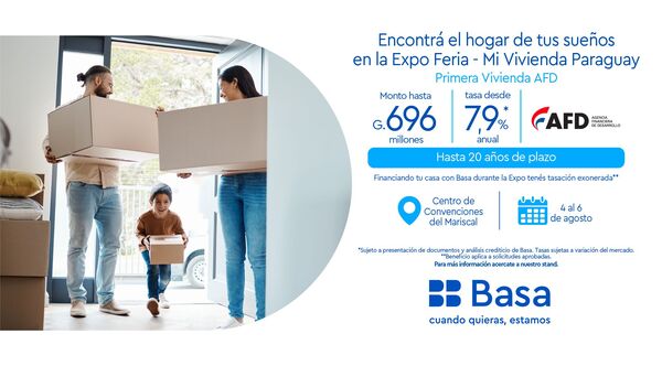 Diario HOY | Basa invita a disfrutar de la Expo Feria Mi Vivienda Paraguay 2023