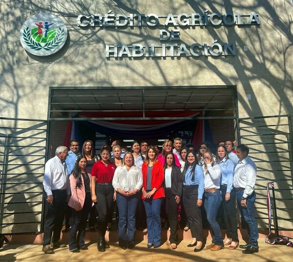 INAUGURAN NUEVA SEDE DEL CRÉDITO AGRÍCOLA EN CAPITÁN MEZA