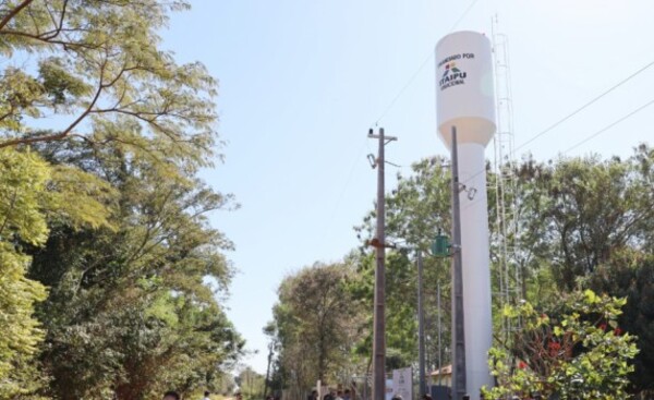 Itaipu habilitó mejoras viales y moderno sistema de agua, en Yguazú