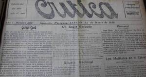 La Nación / Un espía barbudo en días de carnaval, intolerancia religiosa antes de la guerra y más