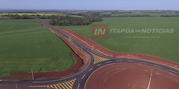 NUEVA VÍA ASFALTADA ENTRE CARLOS A. LÓPEZ-MAYOR OTAÑO, EN ETAPA FINAL - Itapúa Noticias