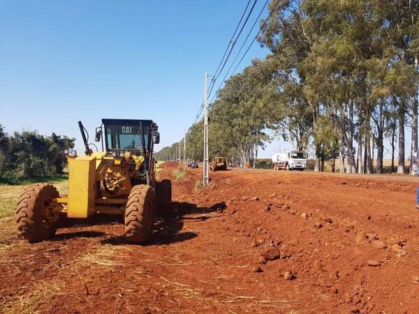 Itapúa: se iniciaron las primeras obras del tramo Cruce Kimex - Carlos Antonio López - Economía - ABC Color