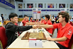 Ajedrecistas juveniles vencen a Azerbeiján y cede invicto ante Turquía - La Tribuna