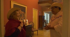 Sarita Garófalo y Don Benjamín Benítez se encuentran en un evento exclusivo - Unicanal