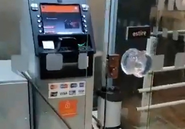 Intentan robar cajero automático de Supermercado de Lambaré