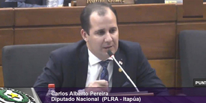 CARLOS PEREIRA DIO CONTUNDENTE MENSAJE EN LA CÁMARA DE DIPUTADOS - Itapúa Noticias