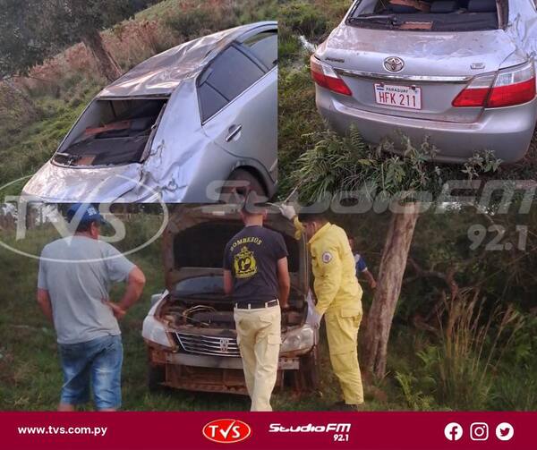 CONDUCTOR RESULTÓ HERIDO TRAS PERDER EL CONTROL DE SU RODADO