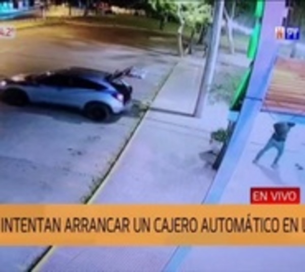 Frustrado intento de robo de un cajero automático en Lambaré - Paraguay.com