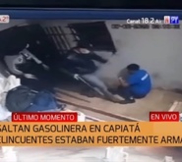 Atracaron una estación de servicios en Capiatá - Paraguay.com