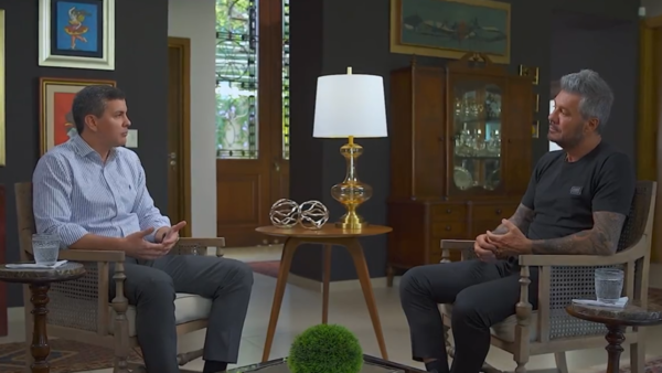 Santiago Peña valora su aprendizaje con el rugby en encuentro con Marcelo Tinelli