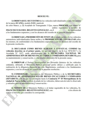 A Ultranza Py: Más bienes blindados a efectos de eventual comiso