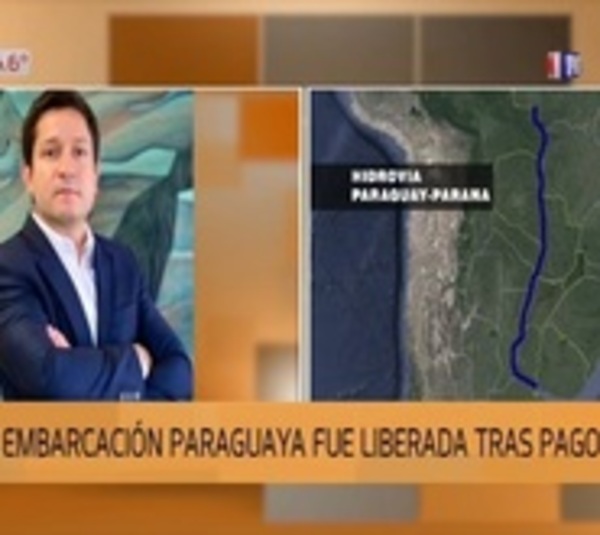 Barco paraguayo tuvo que pagar cuestionado peaje para ser liberado - Paraguay.com