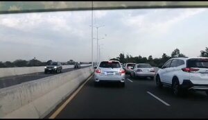 Lunes de furia en tránsito de Asunción: congestión en varios puntos de acceso a la capital - Nacionales - ABC Color