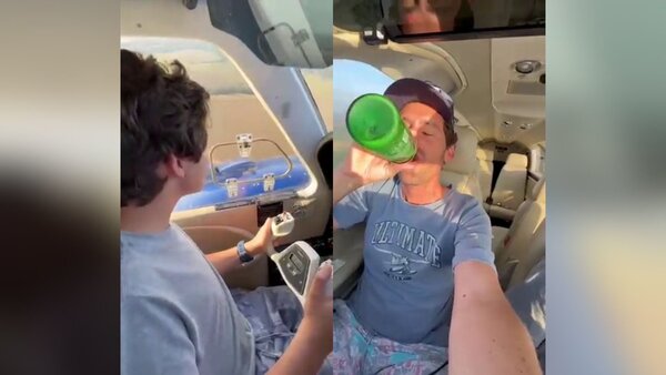 Niño pilotaba avión mientras su padre tomaba cerveza antes de la muerte de ambos | 1000 Noticias