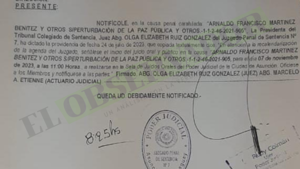 Juicio por quema de Colorado Róga se realizará en noviembre